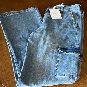 Kancan NWT wideleg cargo jeans